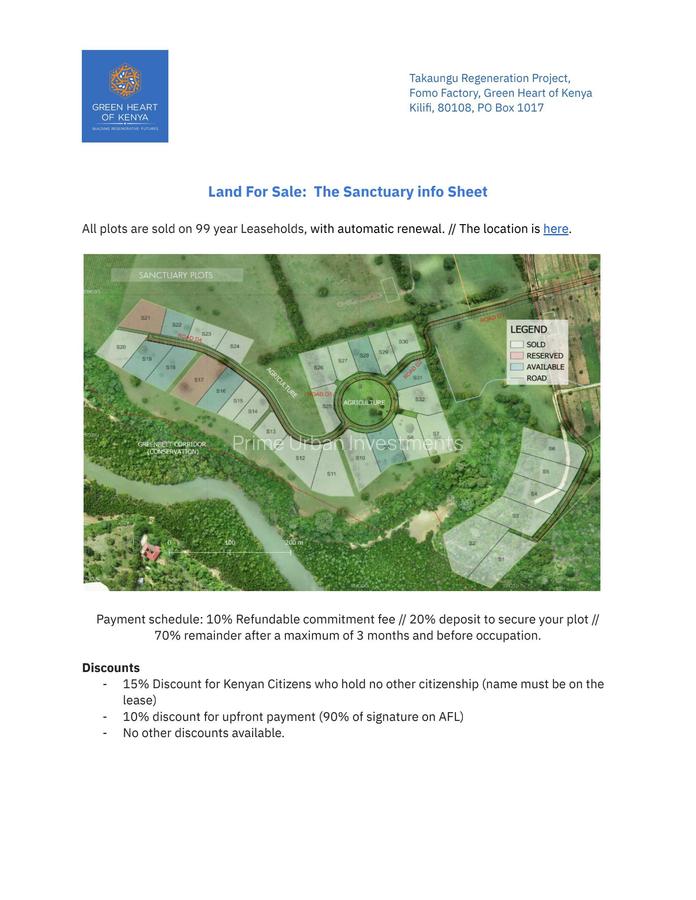 Residential Land in Kilifi - 2