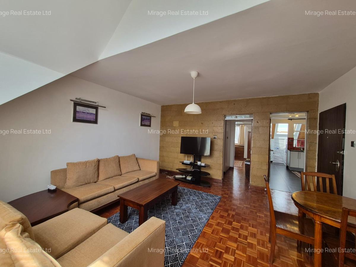 Furnished 1 Bed Apartment with Swimming Pool in Kilimani - 11