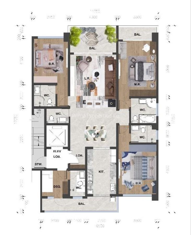 Furnished 3 Bed Apartment with En Suite at Brookside Drive - 5