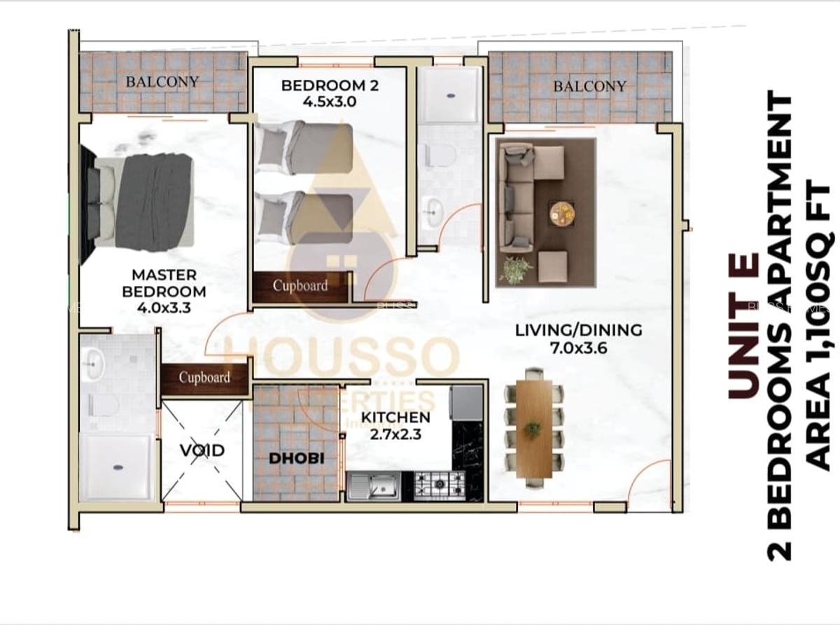 2 Bed Apartment with En Suite at Nyali Road - 10