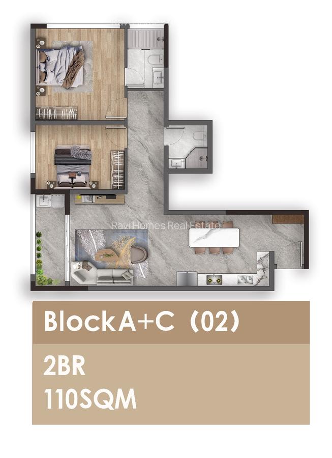 2 Bed Apartment with En Suite in Kilimani - 3