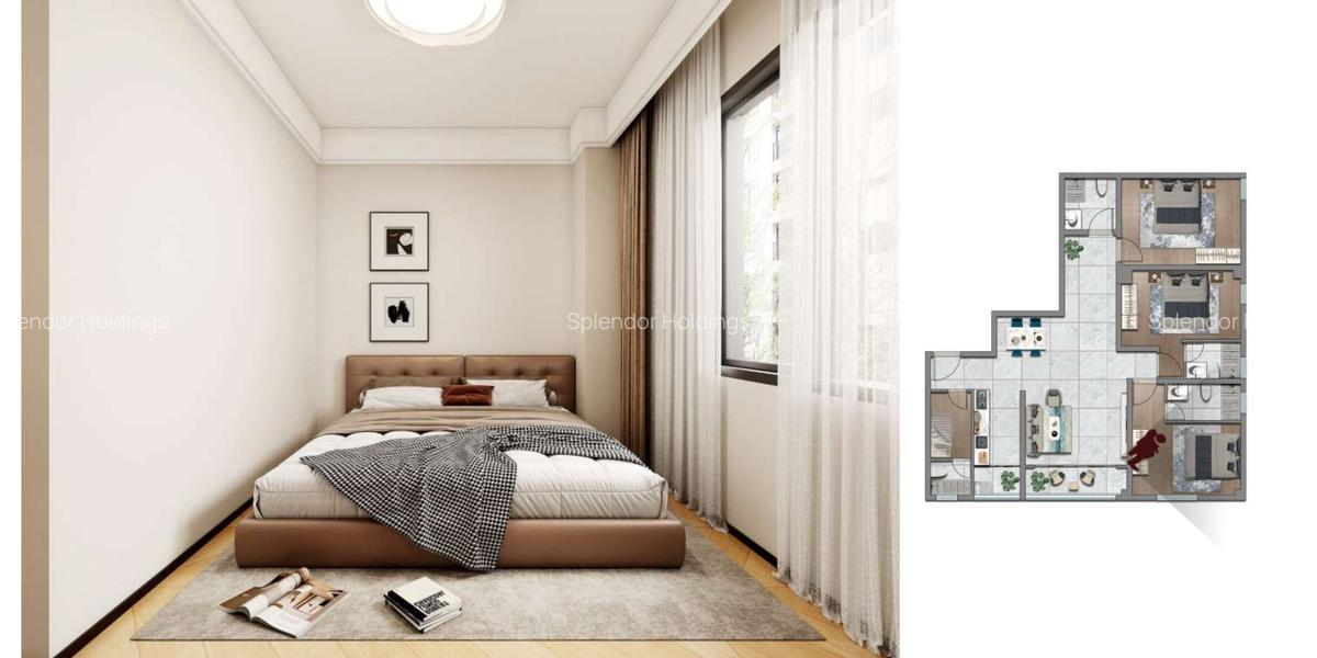 3 Bed Apartment with En Suite in Kilimani - 4