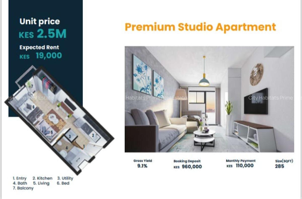 1 Bed Apartment with Borehole in Kabete - 5