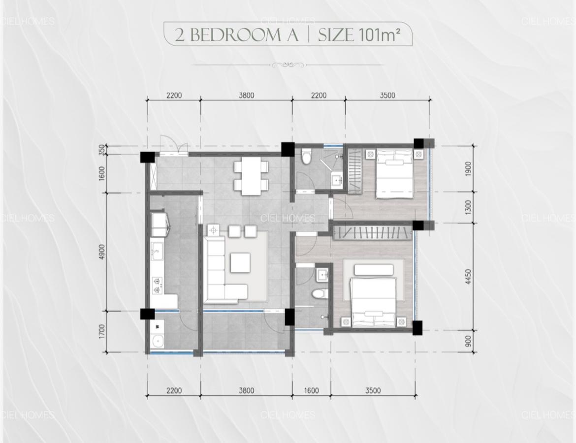 2 Bed Apartment with Swimming Pool at Northern Bypass - 1