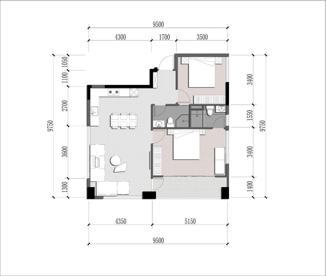 Serviced 2 Bed Apartment with En Suite at Westlands Road - 17