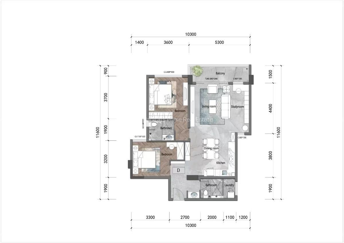 3 Bed Apartment with En Suite in Riara Road - 2