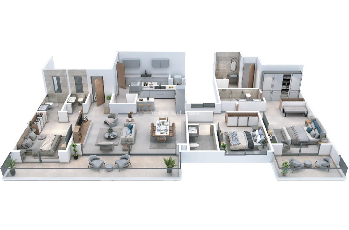 2 Bed Apartment with En Suite at Peponi Road - 7