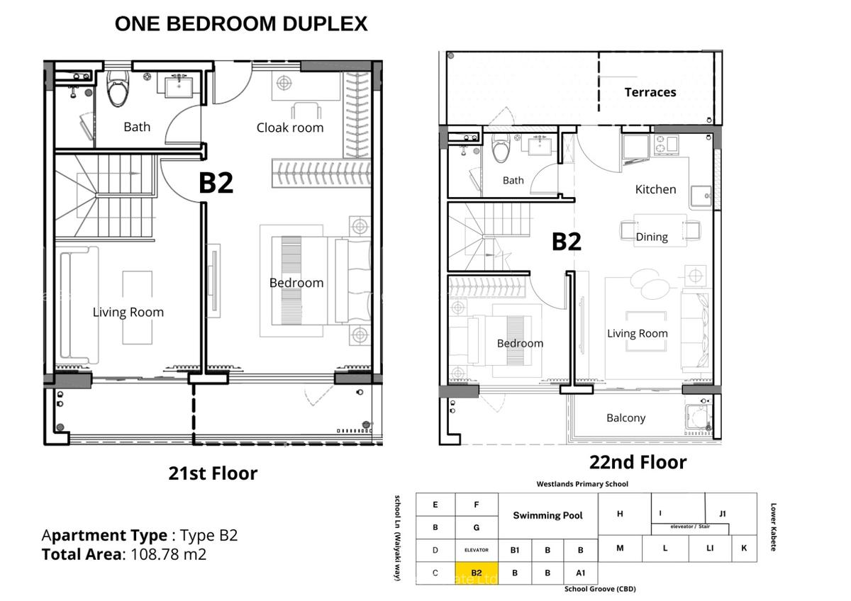 1 Bed Apartment with Swimming Pool in Westlands Area - 19