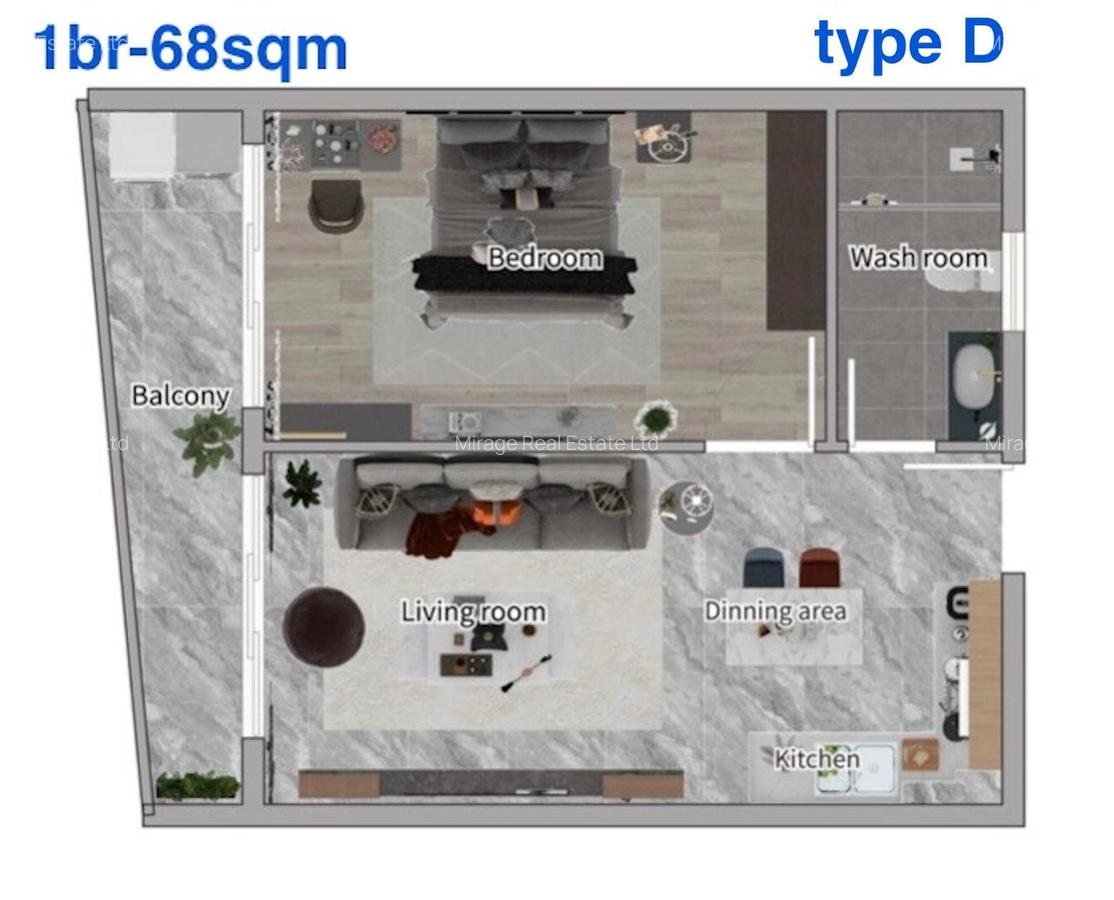 1 Bed Apartment with Swimming Pool in Westlands Area - 6