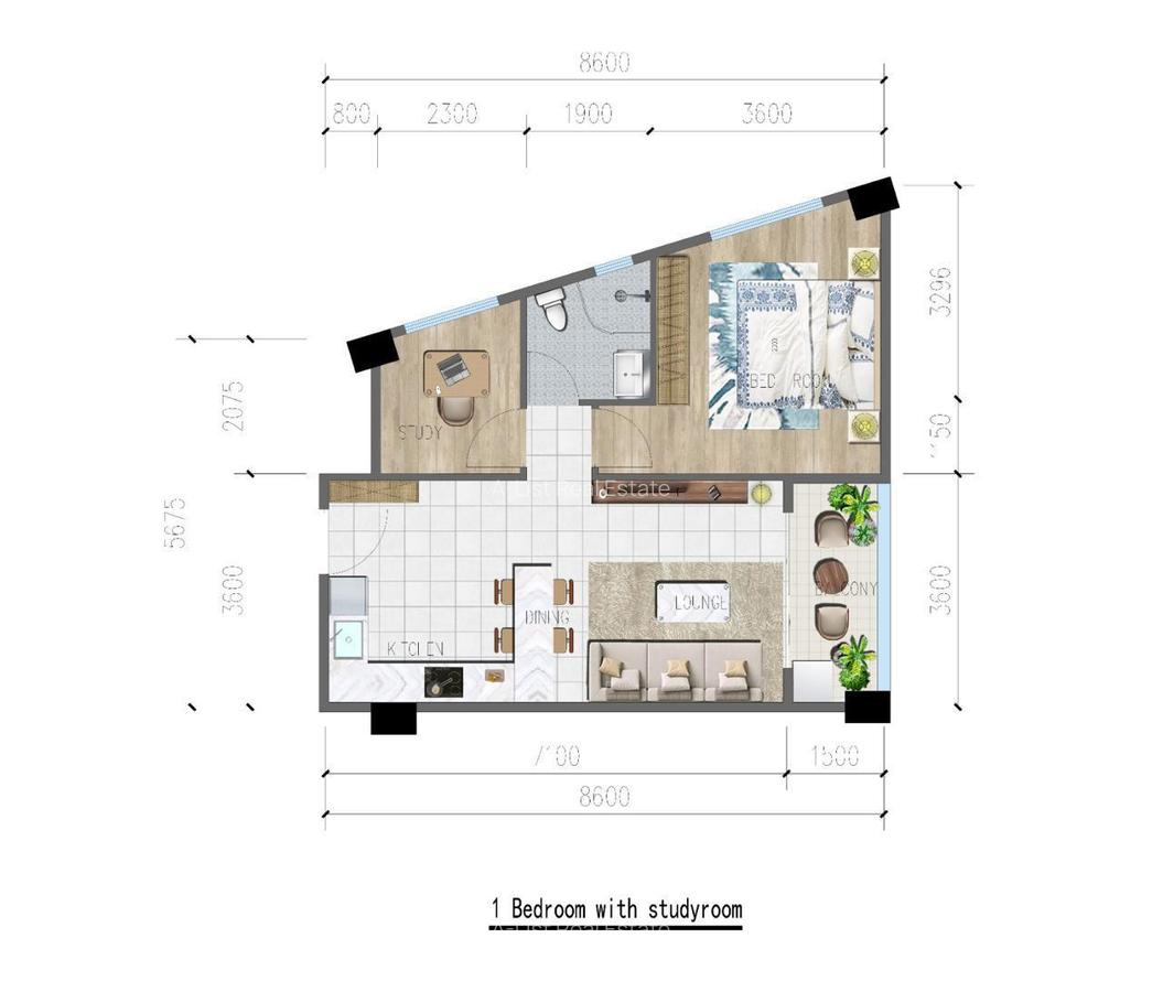 2 Bed Apartment with En Suite at Riverside Drive - 1