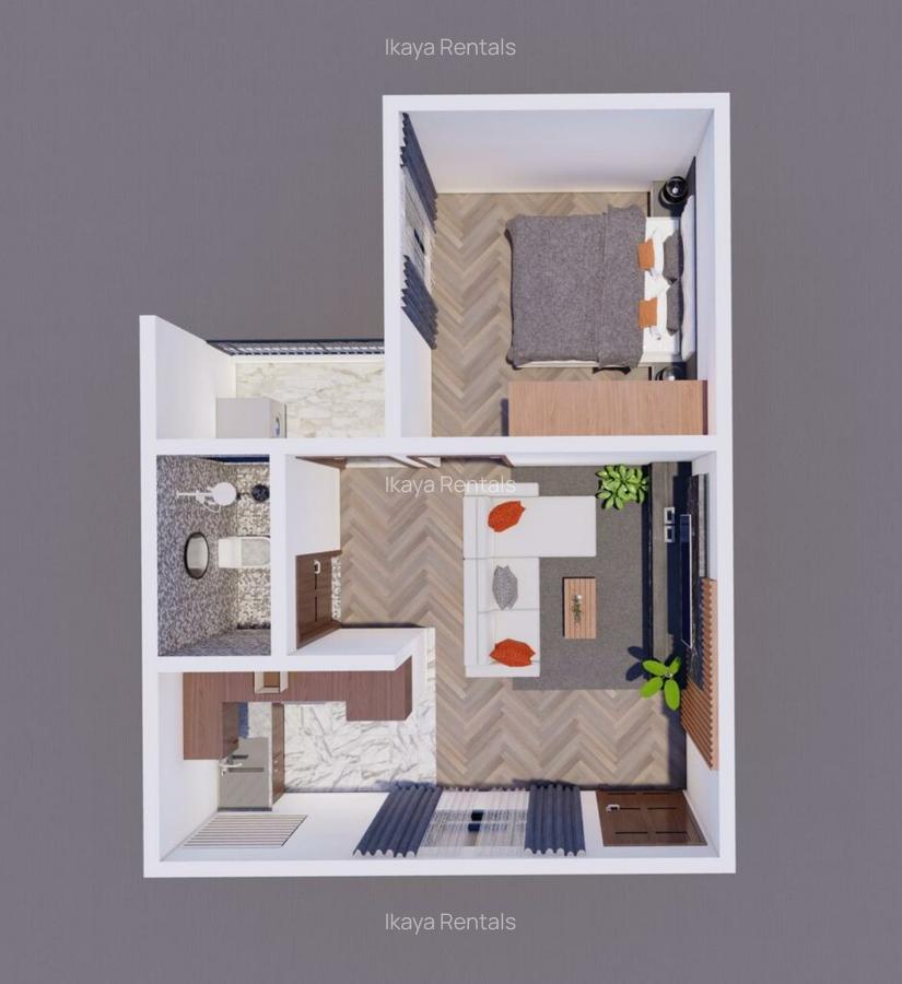 1 Bed Apartment with En Suite at Ongata Rongai (350M From Magadi Rd) - 1