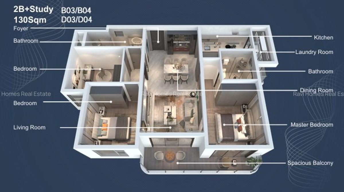 3 Bed Apartment with En Suite at Ringroad Parklands - 8