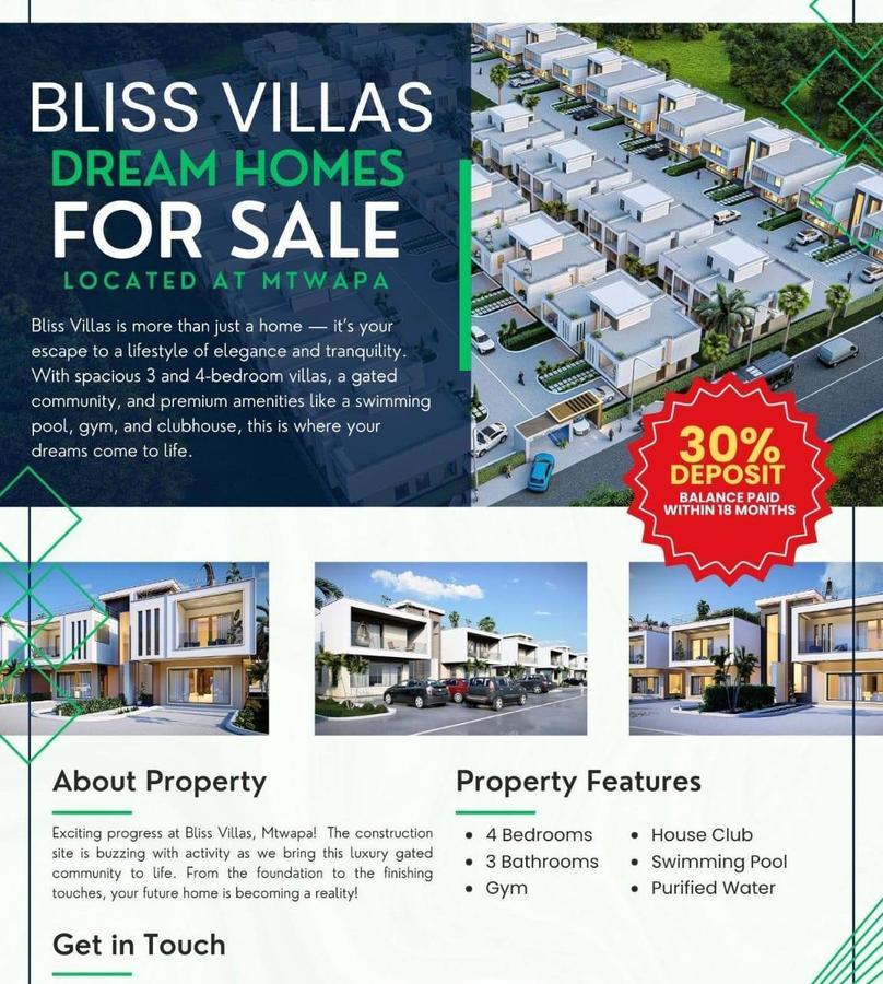 4 Bed Townhouse with En Suite in Nyali Area - 5