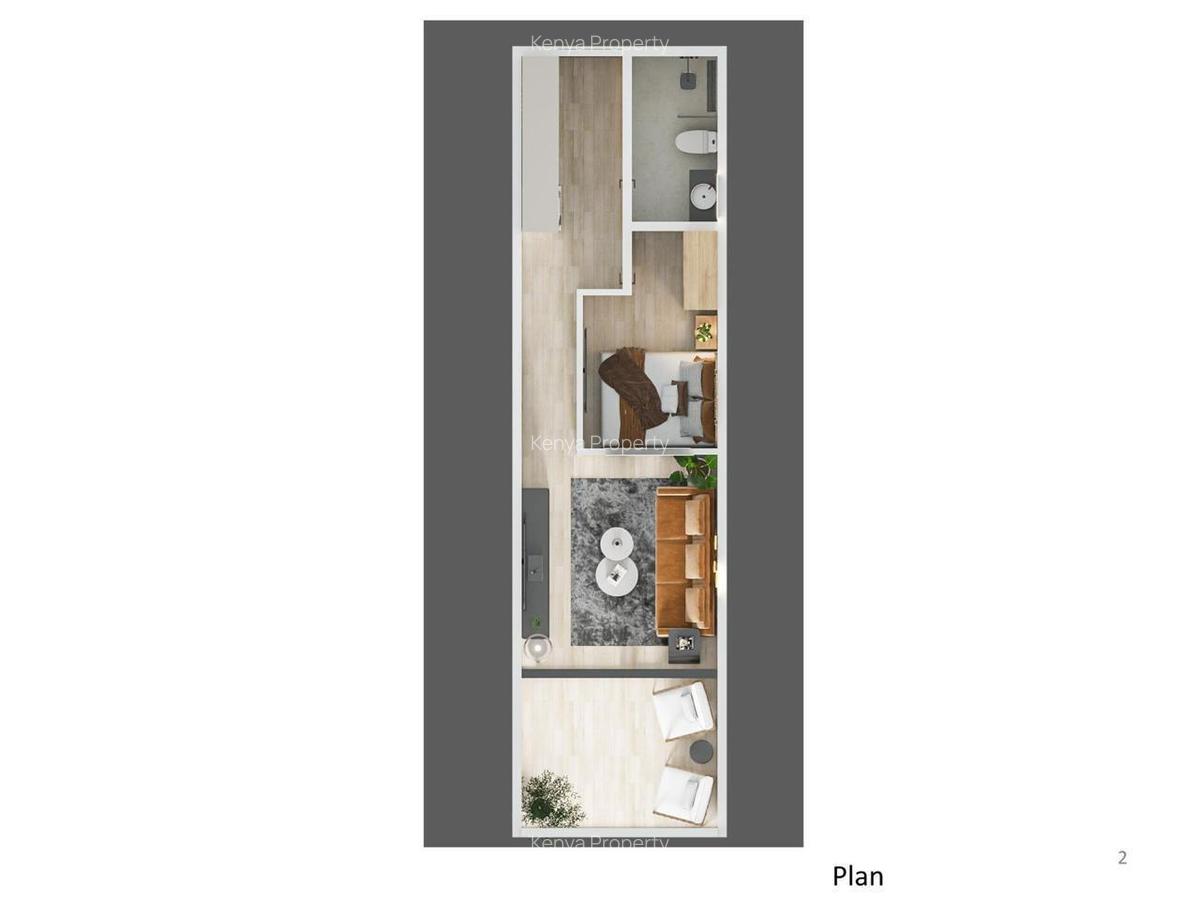 2 Bed Apartment with Swimming Pool at Off Wood Avenue - 2