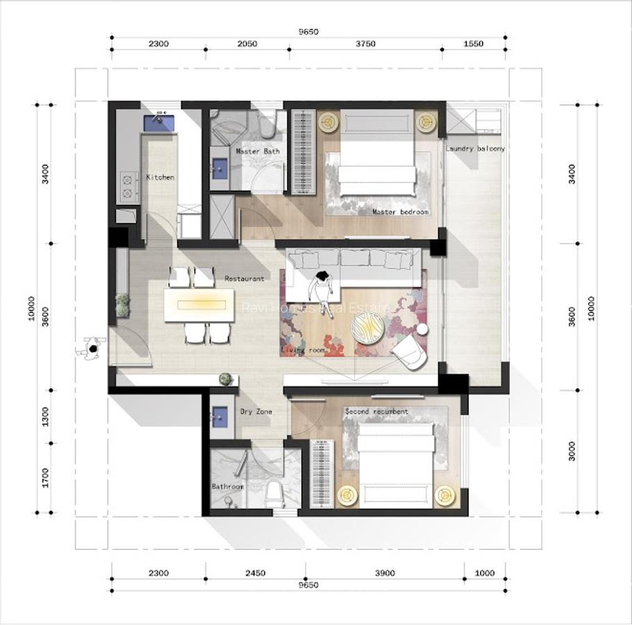 Studio Apartment with Swimming Pool in Westlands Area - 6