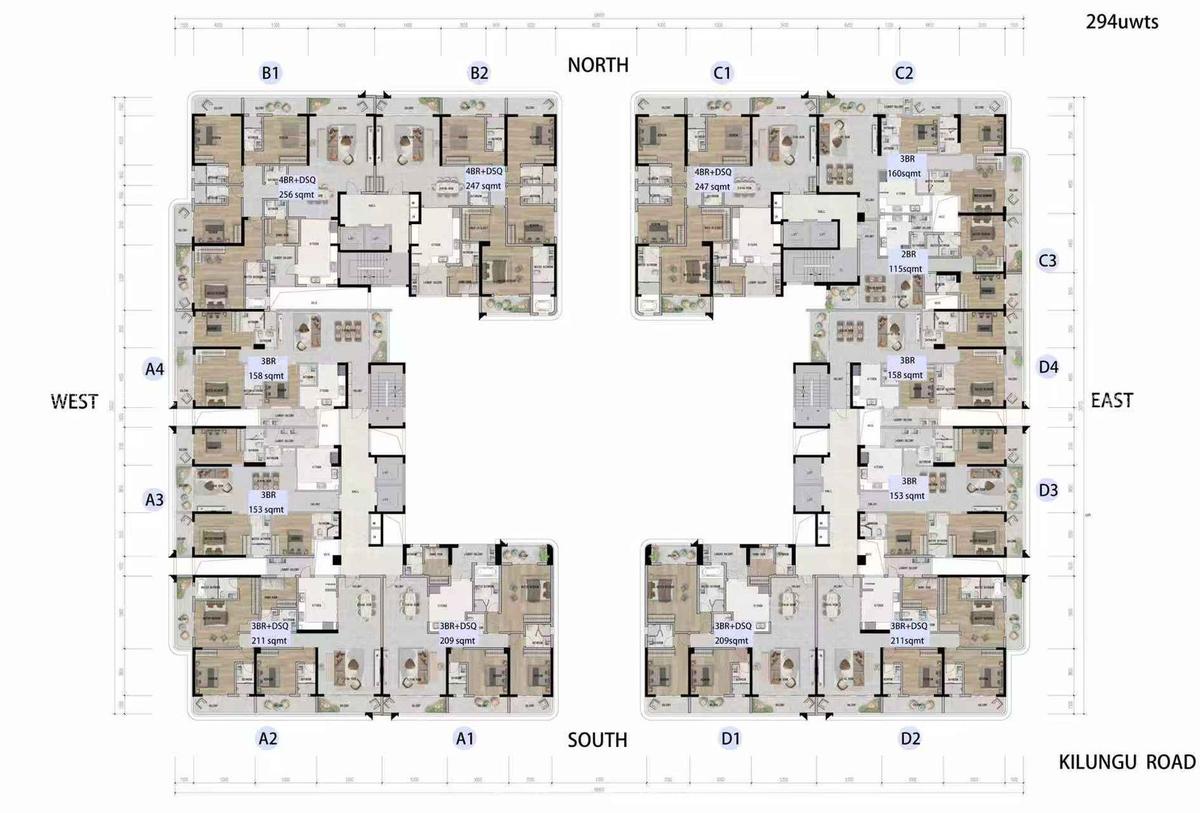 3 Bed Apartment with En Suite in Kilimani - 7