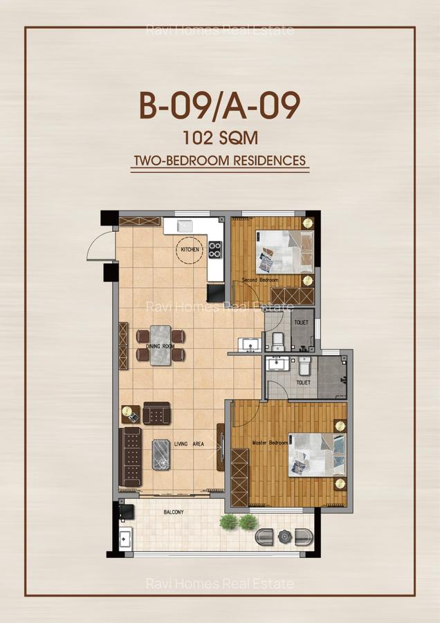 1 Bed Apartment with Swimming Pool in Westlands Area - 11