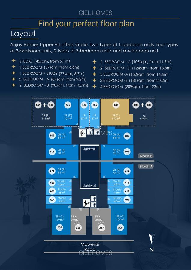 Studio Apartment with Swimming Pool in Upper Hill - 2