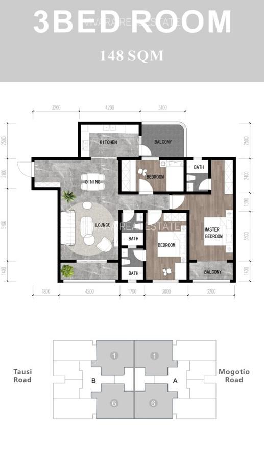 Serviced 3 Bed Apartment with En Suite in Westlands Area - 9