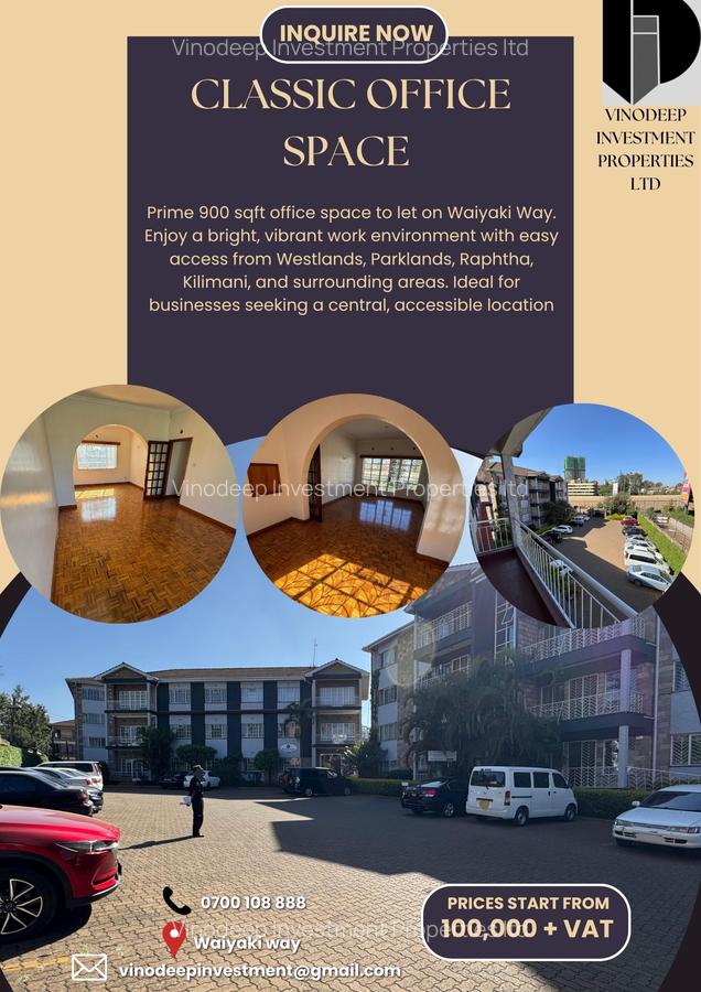 900 ft² Commercial Property with Parking at Old Waiyaki Way - 1