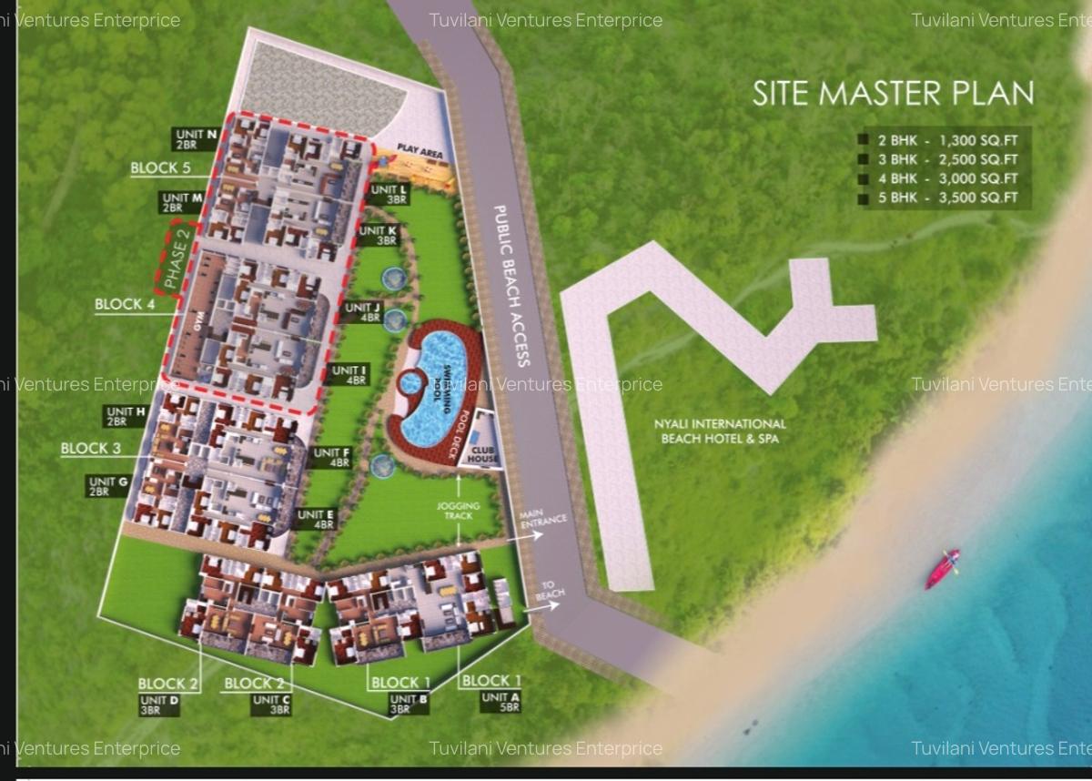 Serviced 3 Bed Apartment with En Suite at Nyali Mombasa - 4