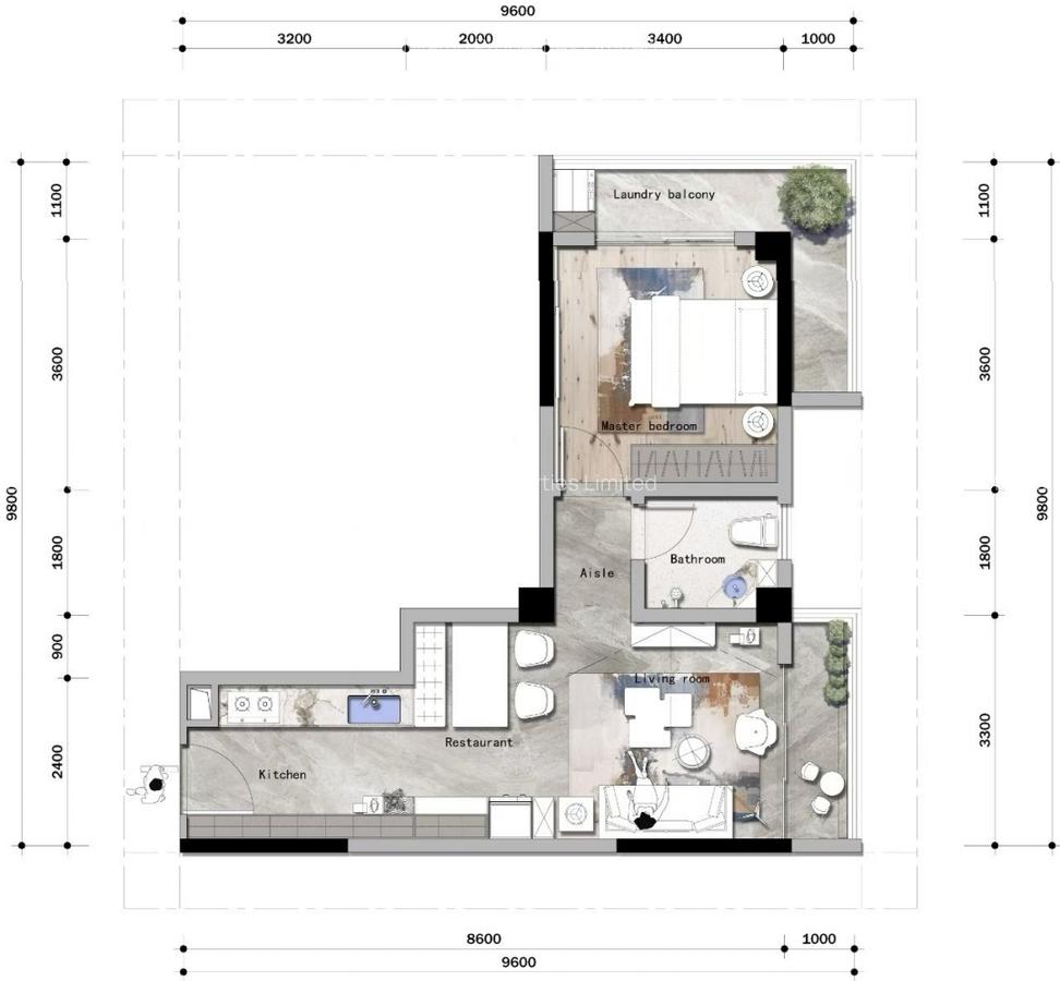 Serviced 1 Bed Apartment with Swimming Pool at Muthithi - 10