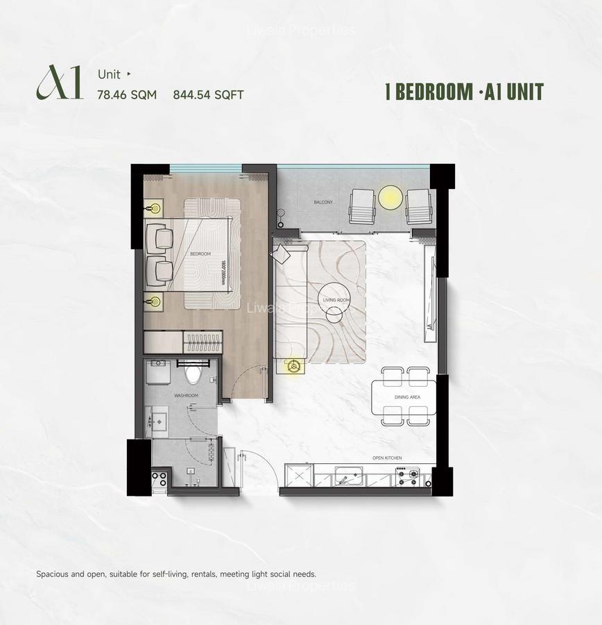 1 Bed Apartment with En Suite at Matundu Lane - 1