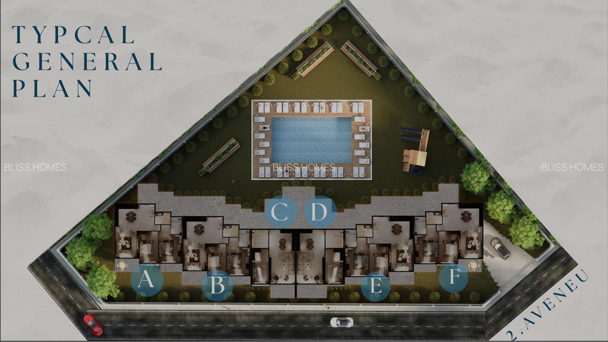 2 Bed Apartment with Swimming Pool at City Mall - 4