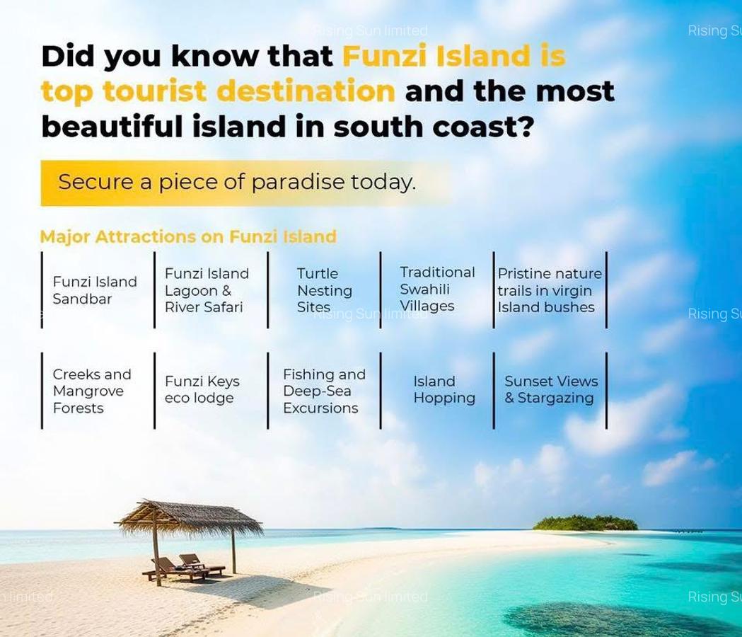 Land at Land For Sale In Funzi Island. - 2