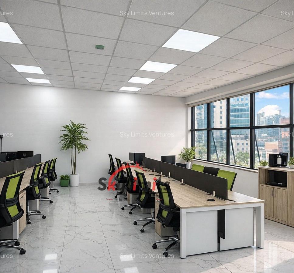 Furnished 1,167 ft² Office with Backup Generator in Westlands Area - 1