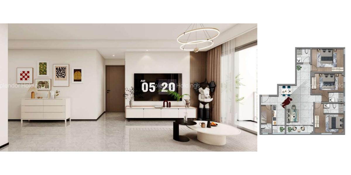 3 Bed Apartment with En Suite in Kilimani - 5