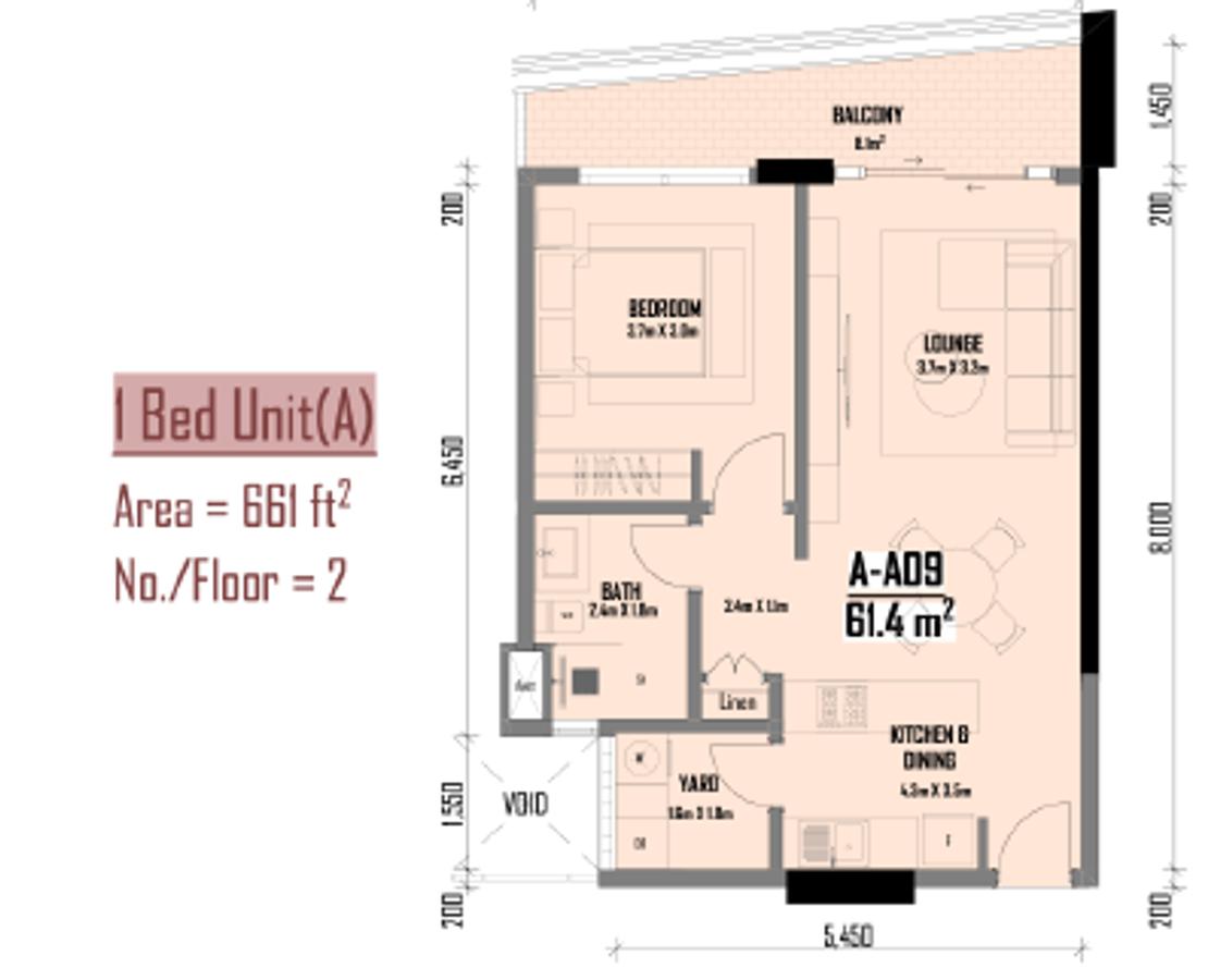 1 Bed Apartment with En Suite in Westlands Area - 3