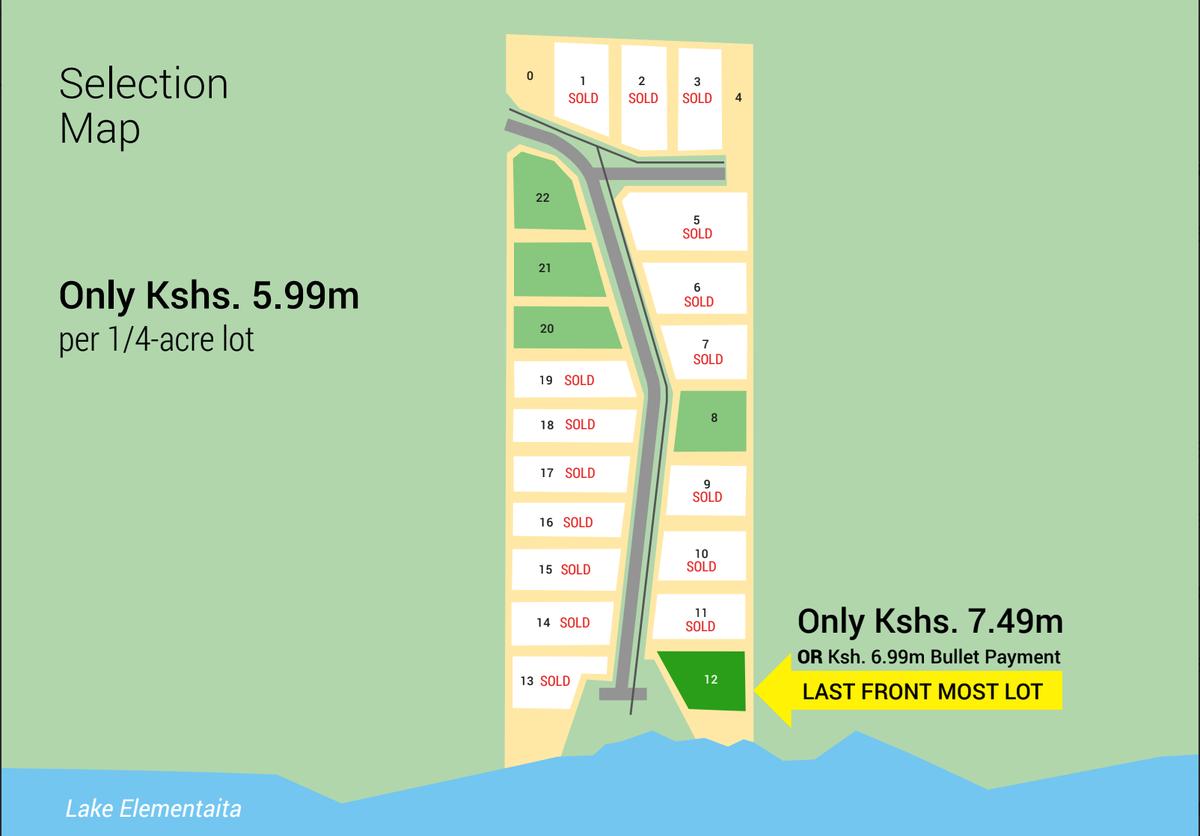 0.25 ac Residential Land at Lake Elementaita - 9