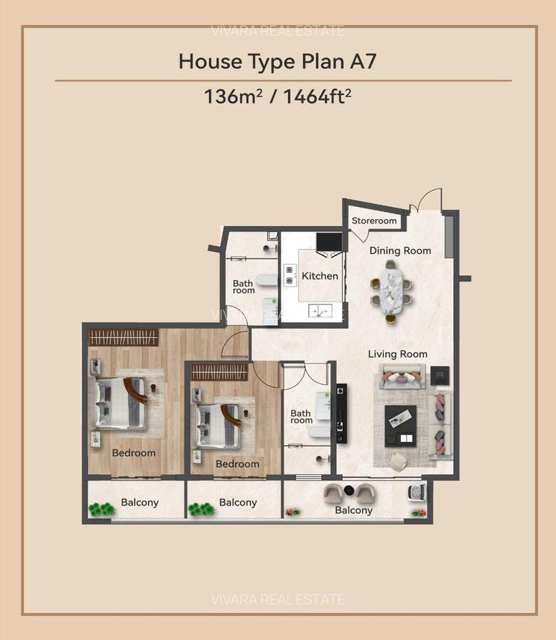 2 Bed Apartment with En Suite in Kileleshwa - 4