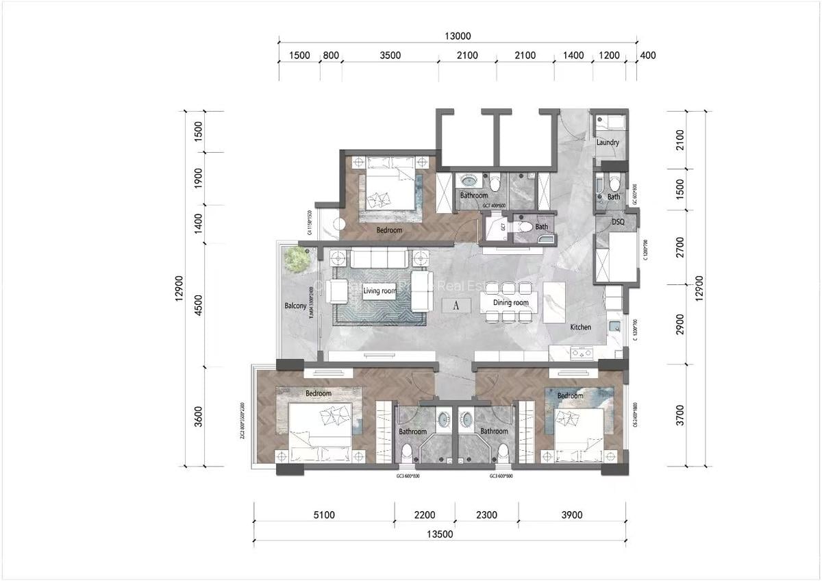 3 Bed Apartment with En Suite in Riara Road - 5