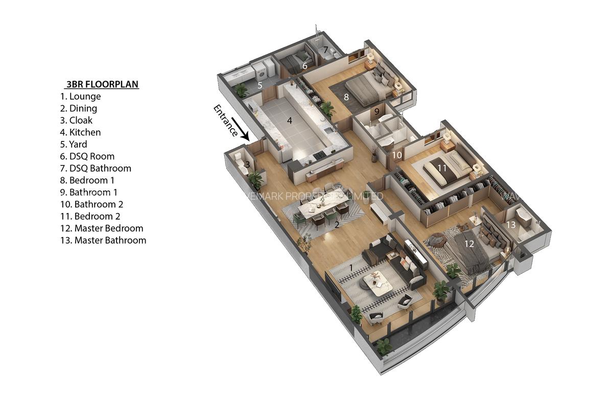 3 Bed Apartment with En Suite in Nyali Area - 3