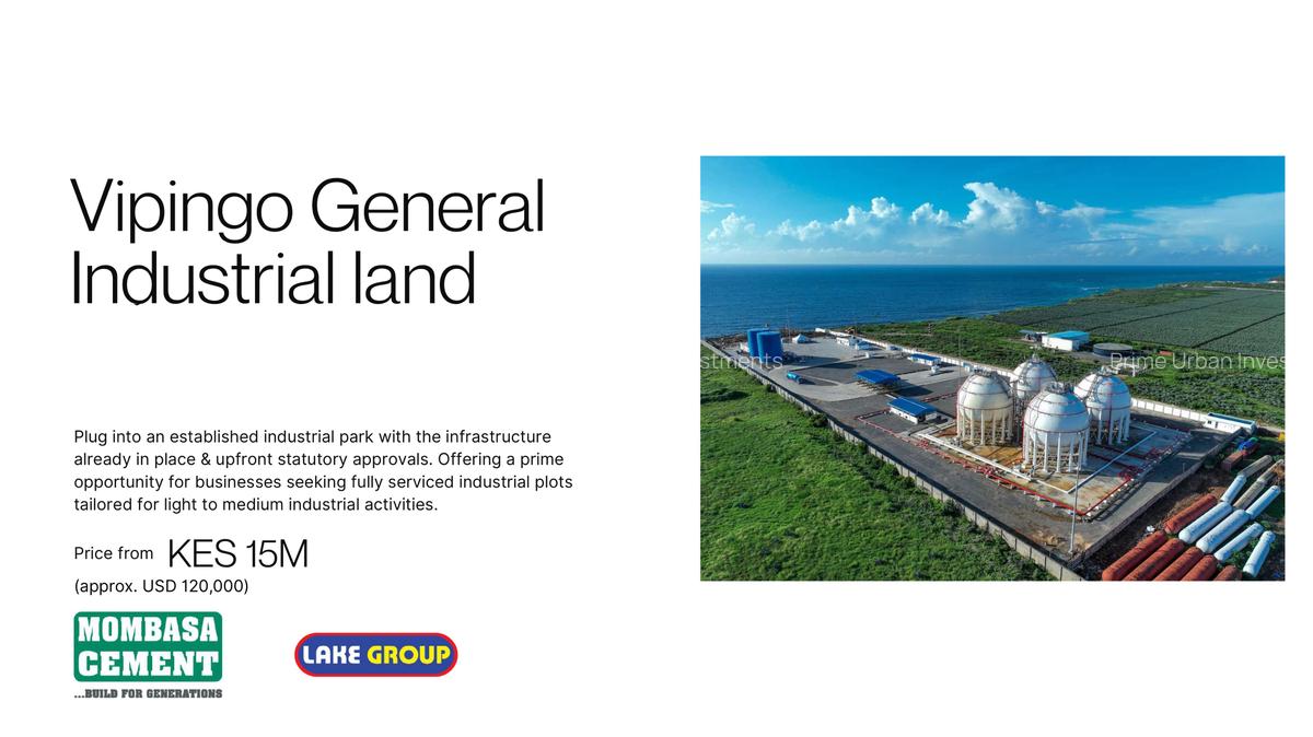 4,046.86 m² Commercial Land in Vipingo - 2