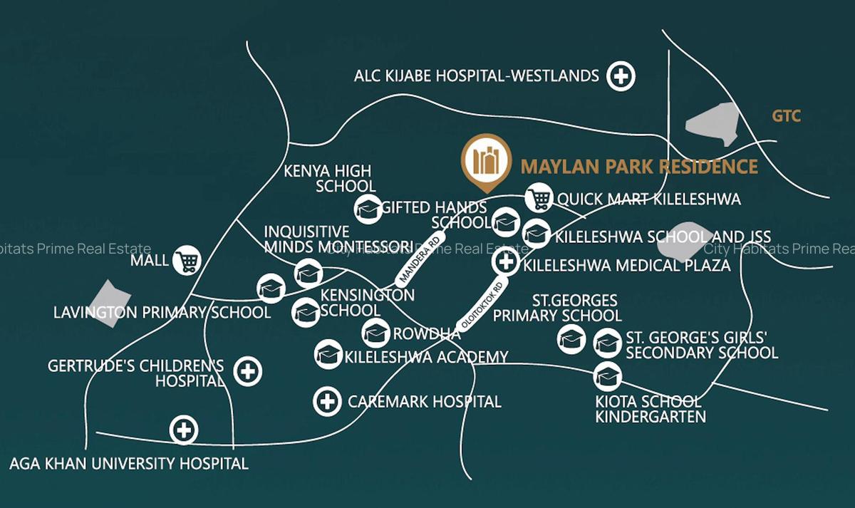 3 Bed Apartment with En Suite in Kileleshwa - 2