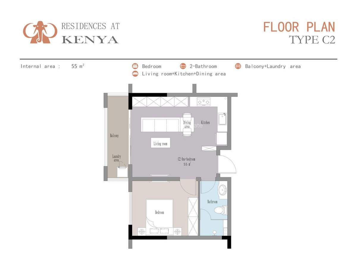 Serviced 1 Bed Apartment with En Suite at Tinderet Avenue - 3