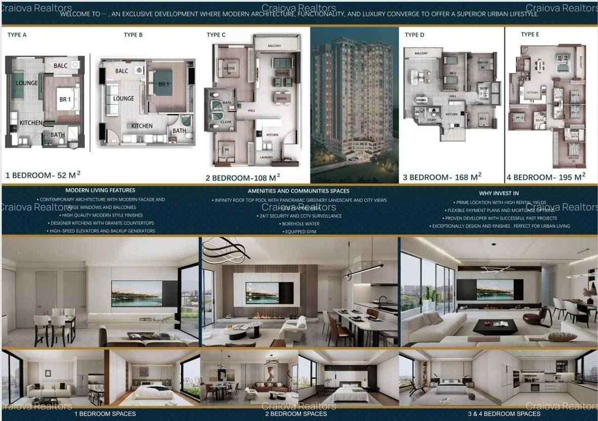 1 Bed Apartment with Swimming Pool at Riara Road - 3