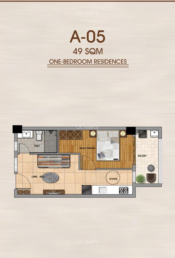 1 Bed Apartment with Swimming Pool at Rhapta Road - 1
