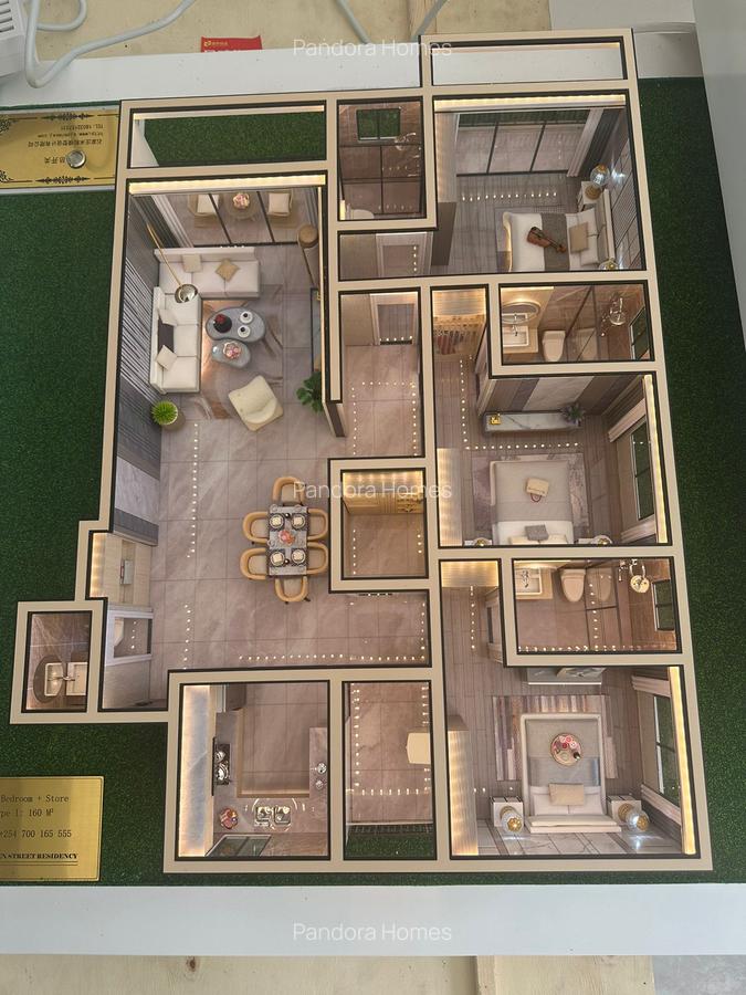 3 Bed Apartment with En Suite at - 7