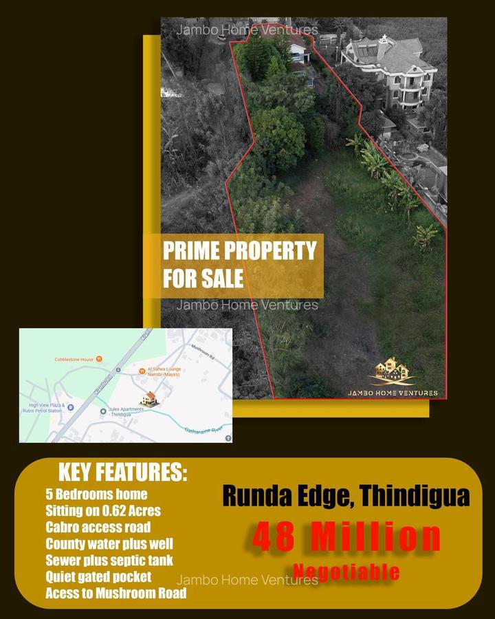 5 Bed House with Staff Quarters in Thindigua - 9