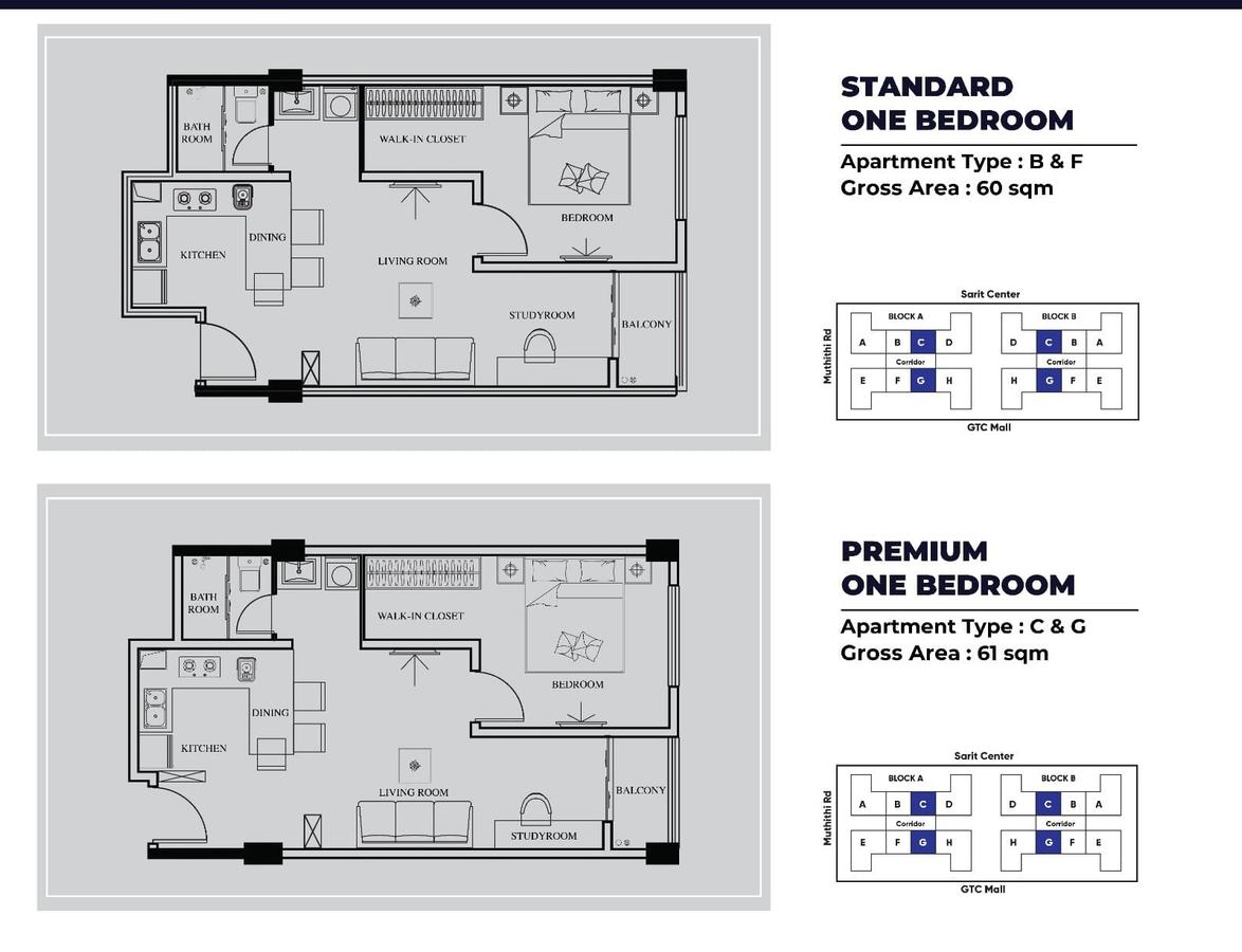 1 Bed Apartment with En Suite at Muthithi Rd - 3