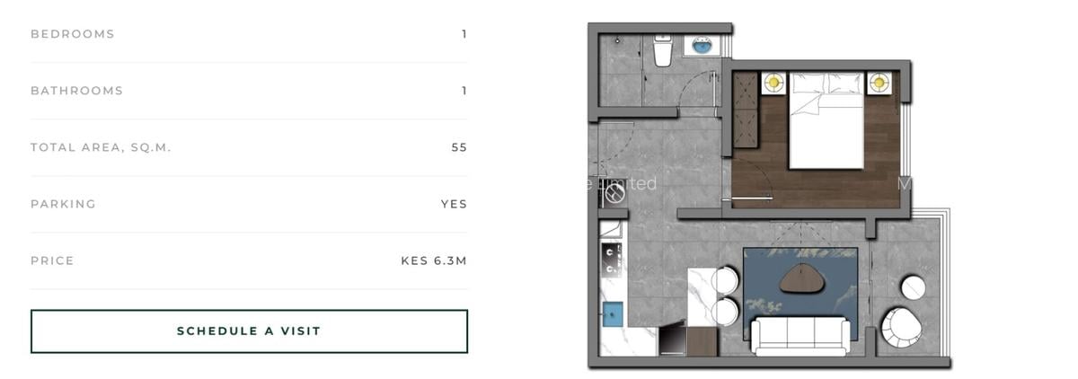 2 Bed Apartment with En Suite in Kilimani - 4