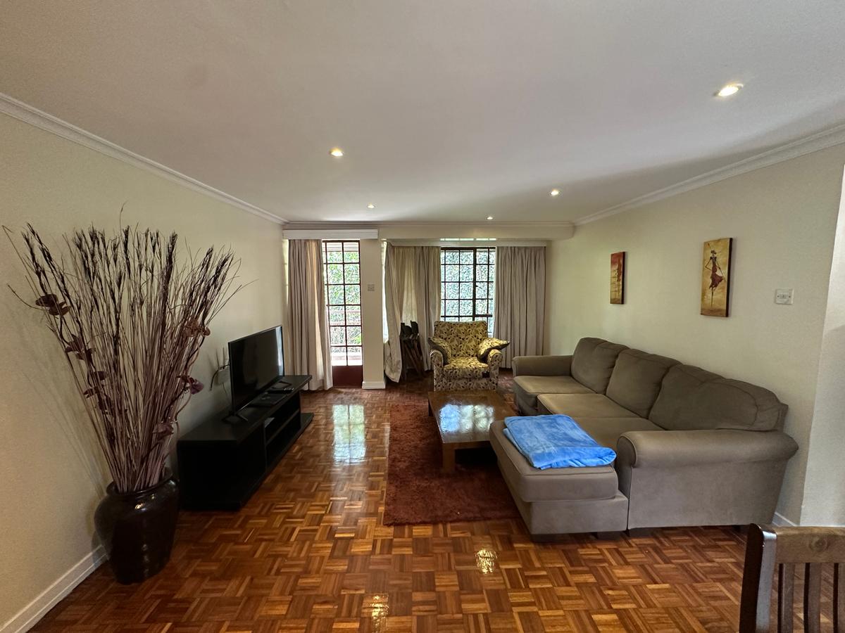 serviced 1 bed apartment with parking in westlands area
