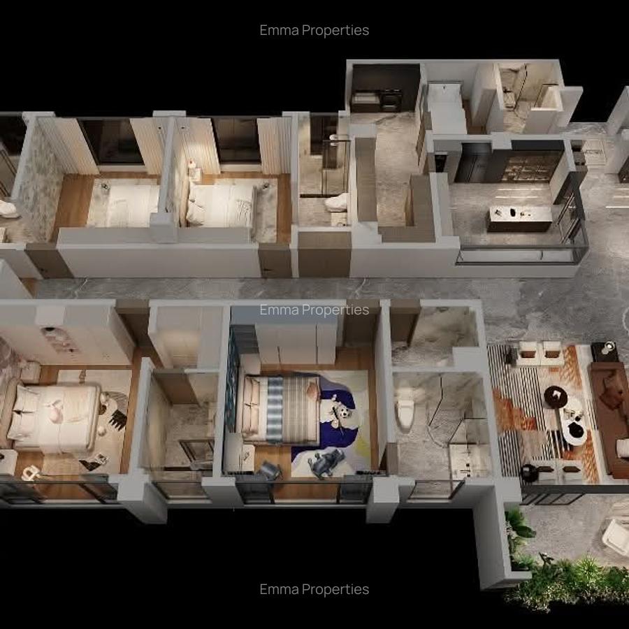 Serviced 5 Bed Apartment with En Suite at Brookside - 4