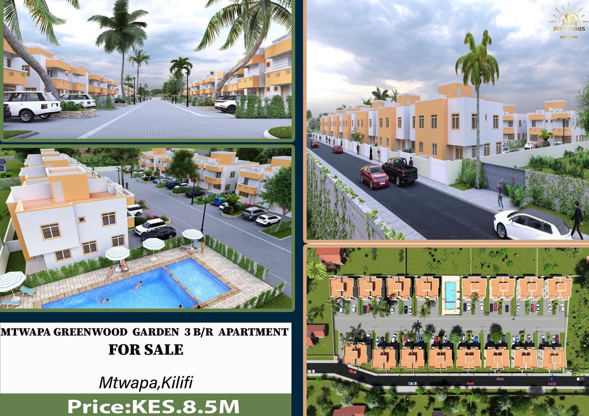 3 Bed Townhouse with En Suite at Greenwood Mtwapa Weighbridge Along Mombasa-Malindi Highway - 1