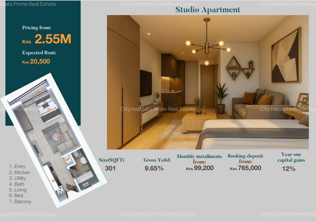 1 Bed Apartment with Swimming Pool in Kabete - 7