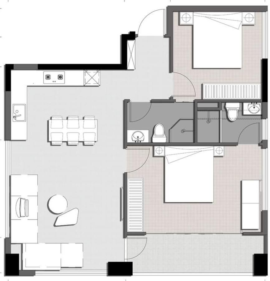 2 Bed Apartment with En Suite at Westland - 9